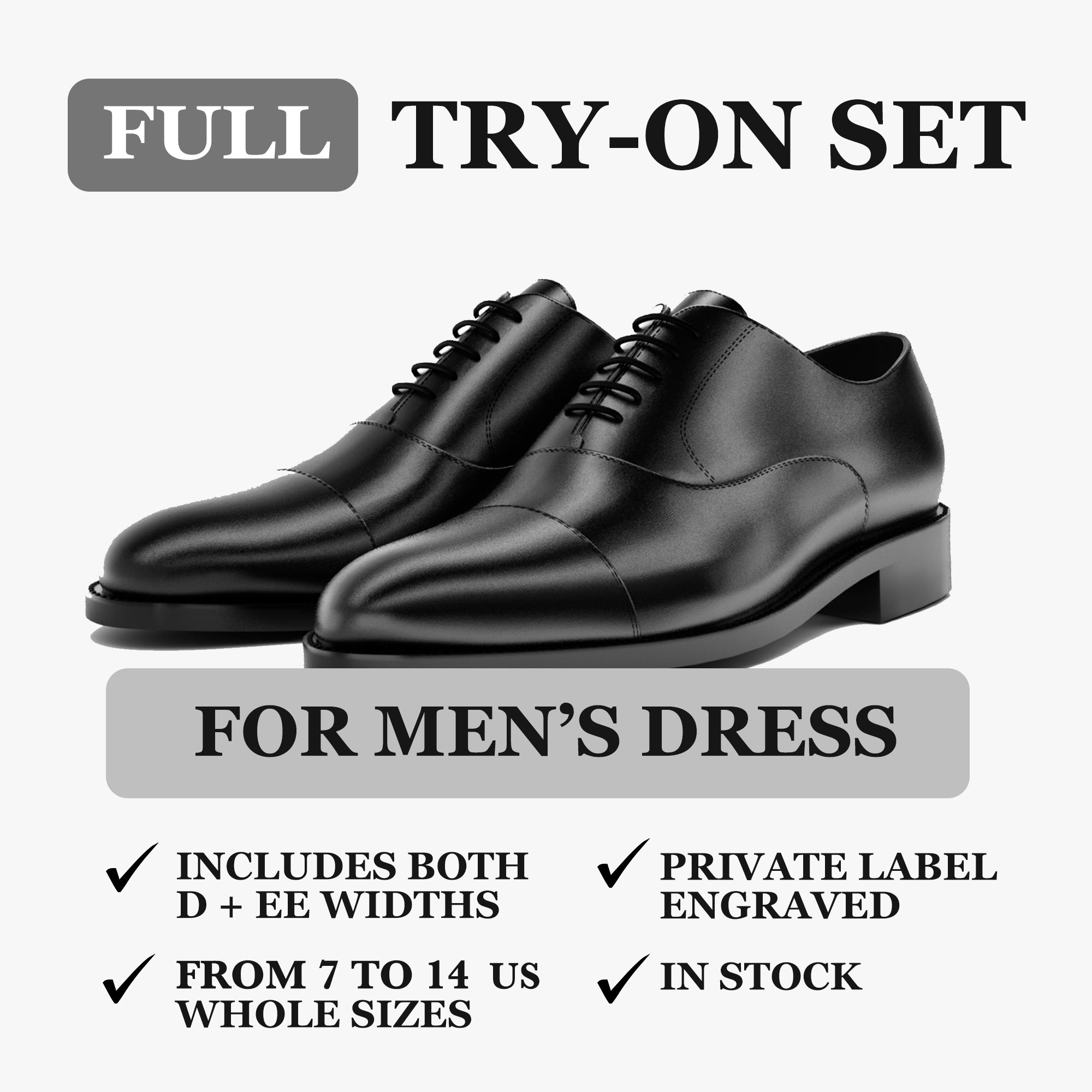 Try-on Set Full Men Dress D + EE