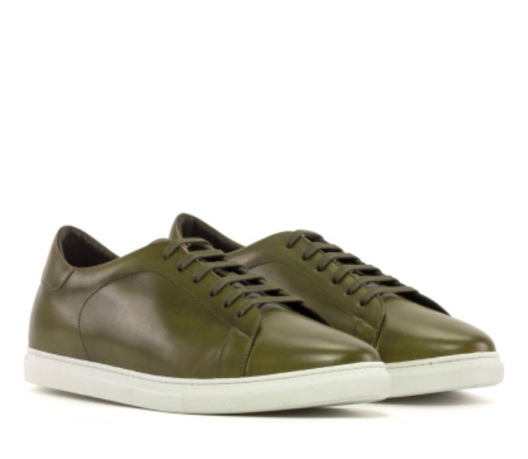 Olive Calf Leather